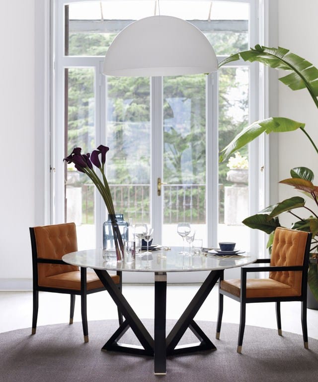 Круглый мраморный обеденный стол OAK Милан ARCH-00128460 - Вид №2