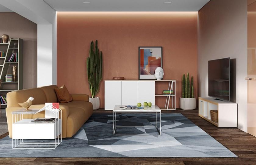 TemaHome Квадратный мраморный журнальный столик Gleam sun-id-1491550 - Вид №15