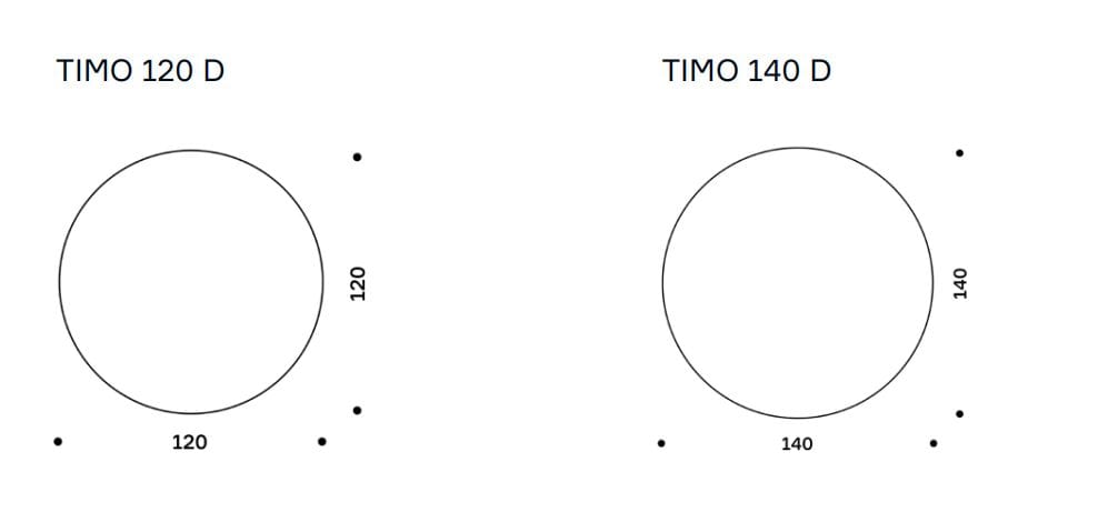 Круглый стол из ДСП IBEBI тимьян ARCH-00131255 - Вид №5