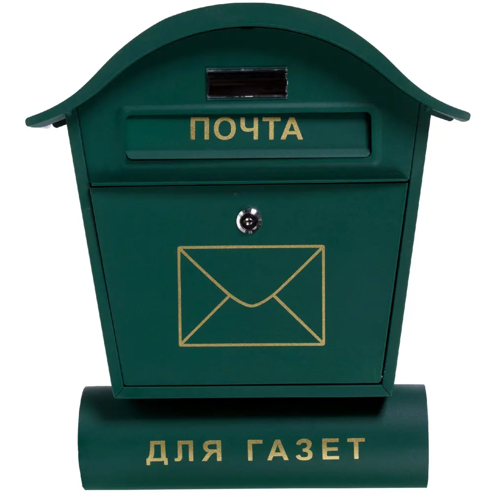 Ящик почтовый Standers YX-M001-GN, стальной, цвет зелёный STLM-2009760 - Вид №2