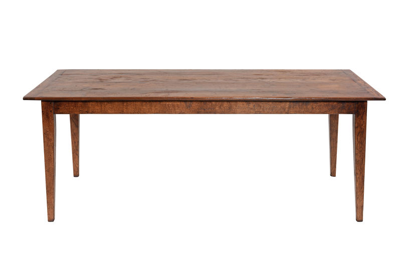 0046-23 Загородный стол с коническими ножками ijlbrown  - Вид №1