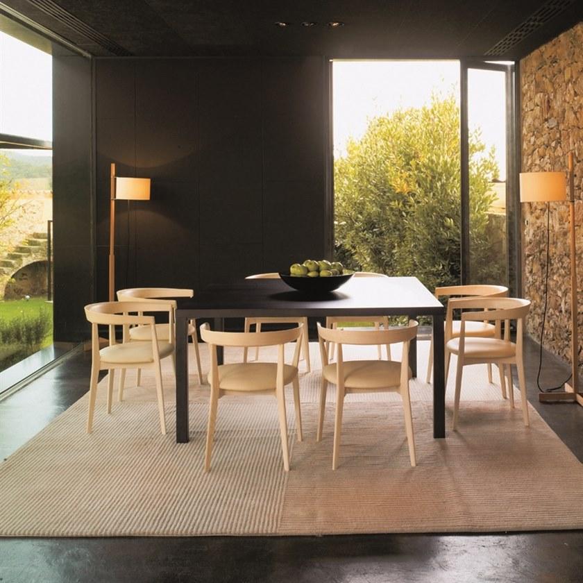 Andreu World Деревянный стул со встроенной подушкой Carola Si0906 - Вид №4