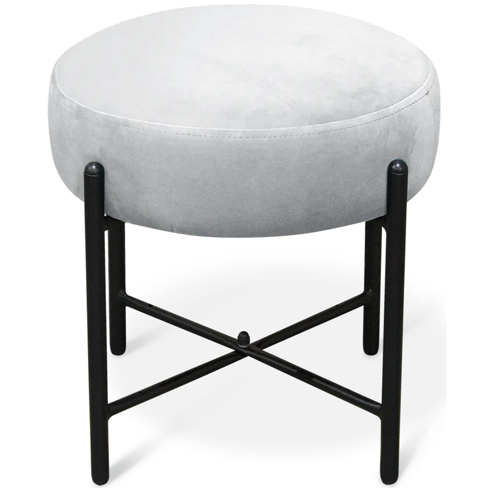 Пуф Sheffilton SHT-B4 41x41x40 см металл цвет серебристый STLM-2178208