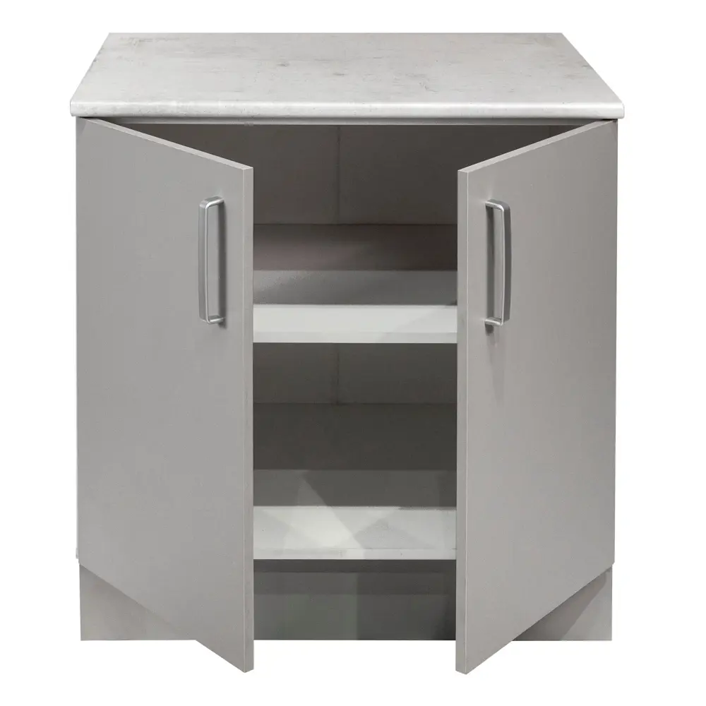 Кухонный шкаф напольный Нарбус 80x85x60 см ЛДСП цвет серый Santreyd STLM-2132028 - Вид №5