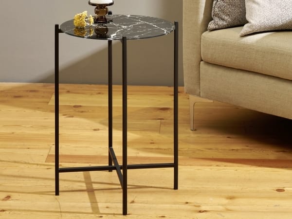 Круглый стол из стали и стекла LAMBERT CARA ARCH-00131461 - Вид №1