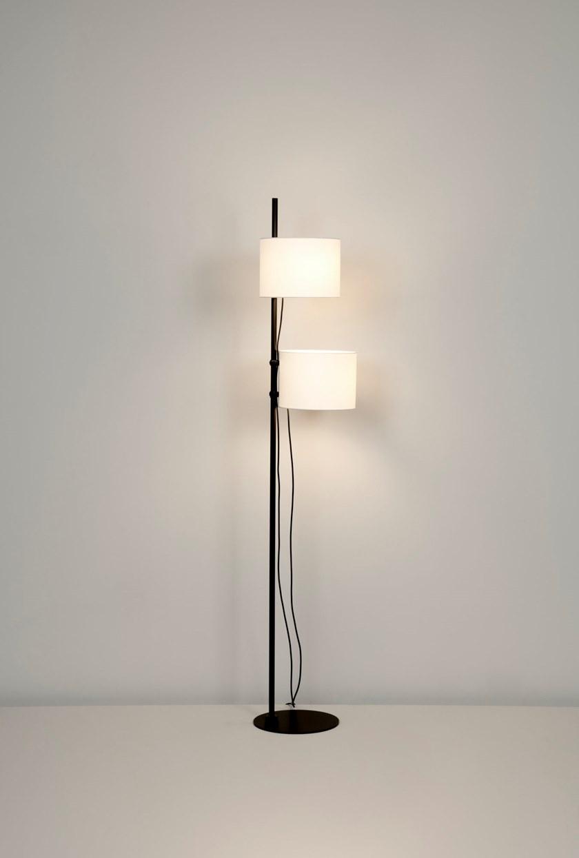 Milan Iluminacion Торшер с регулируемой высотой из ткани и стали Twain 6904 - Вид №1