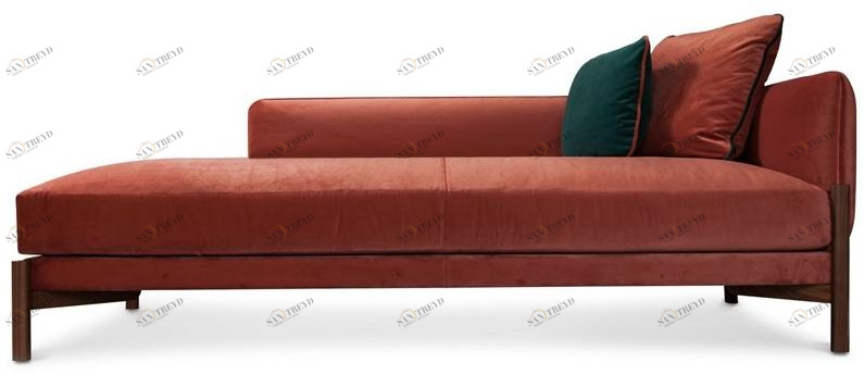 Duvivier Canapés Дормез со съемным чехлом из ткани Jules Julxdf14, julegf14