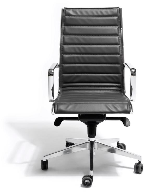 AP Factor Кожаное кресло для руководителя с 5 спицами Louisiana sun-id-1474530 - Вид №3