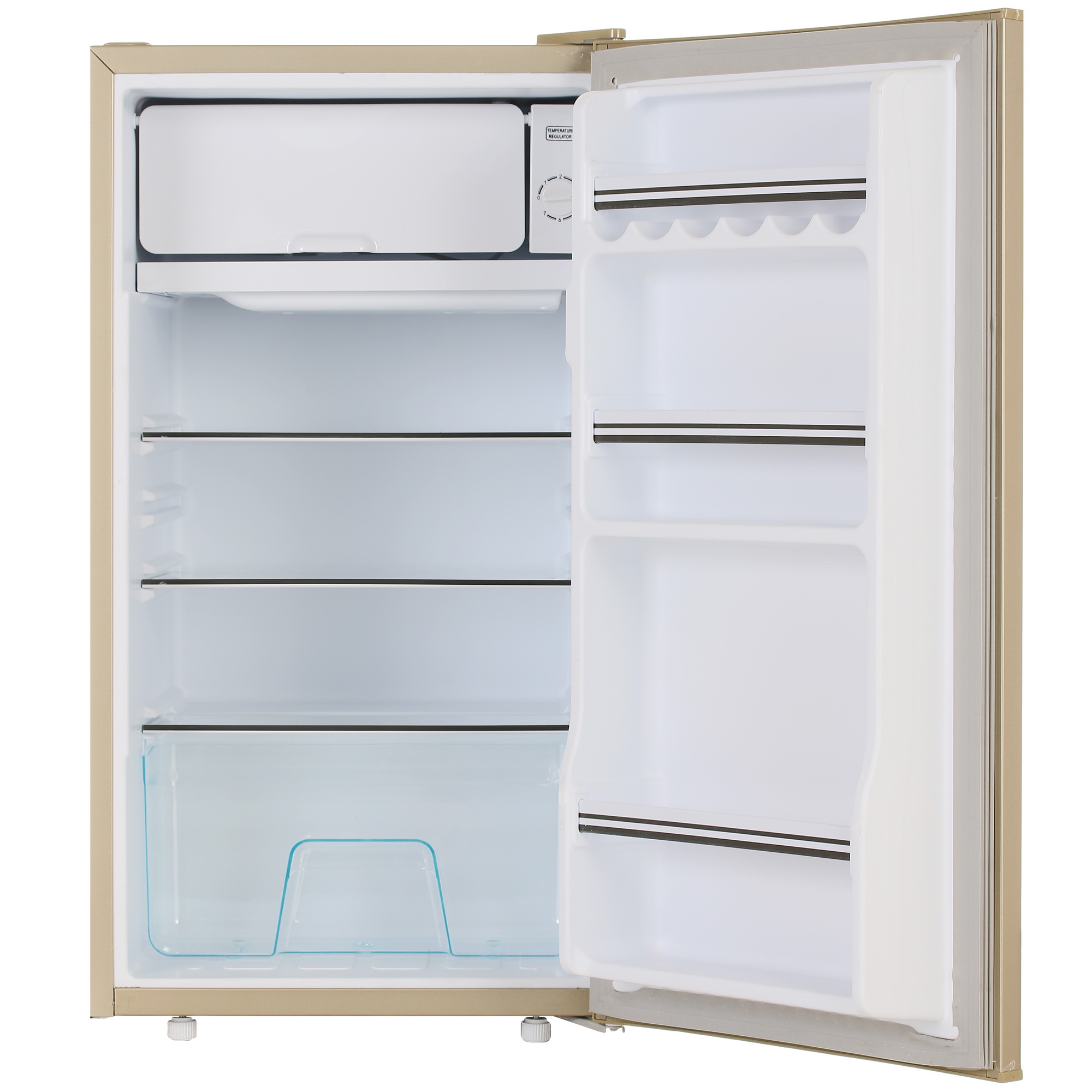 8166324 Холодильник компактный   Tesler RC-95 бежевый STDN-0019969 - Вид №1