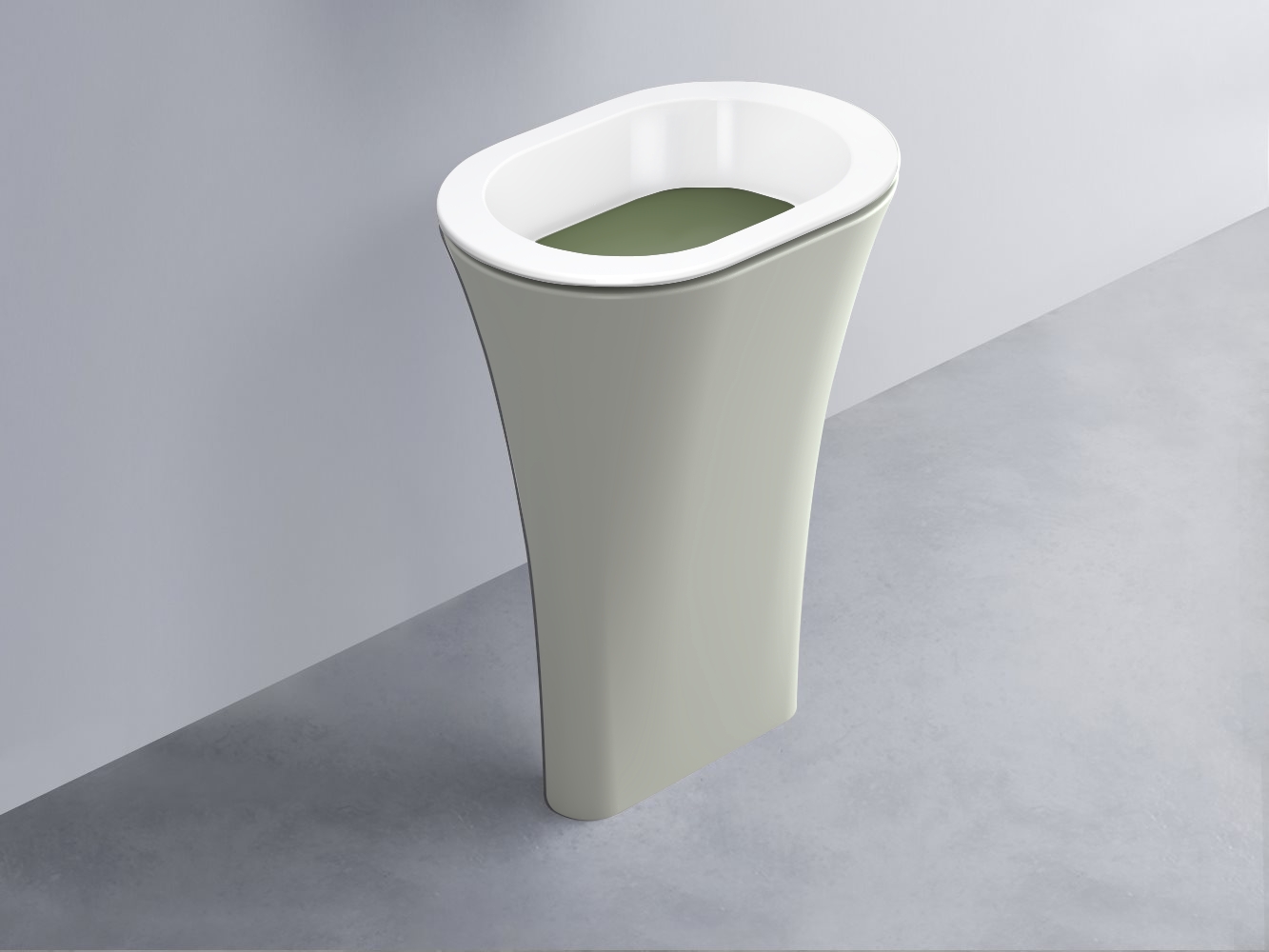 AMLA65-BL+AMPILO-AG+AMCOLO-PM Раковина Amedeo Ovale отдельностоящая cielo Enjoy + Amedeo Ceramica Cielo