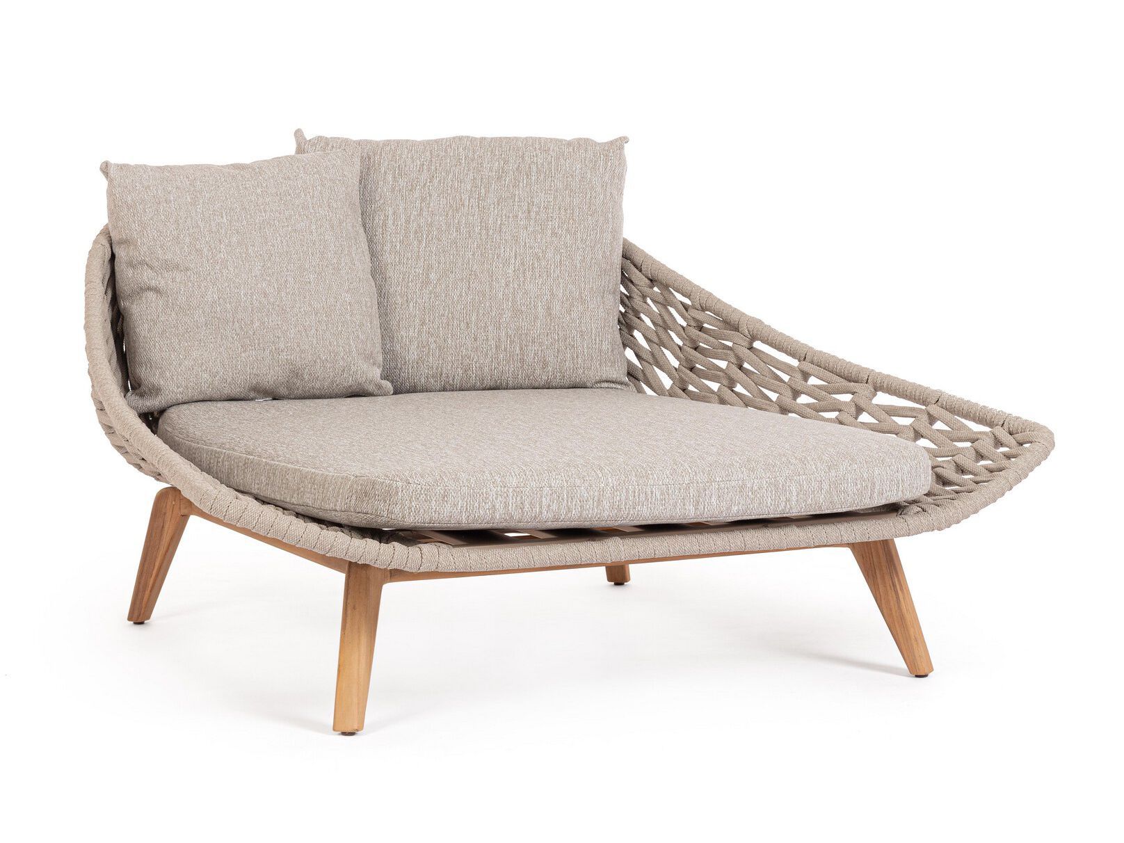 Садовая кровать из ткани и веревки BIZZOTTO Tamires ARCH-00041974