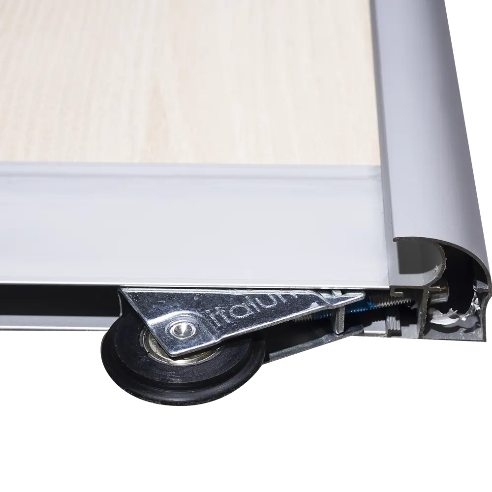 Дверь-купе Spaceo 2255x604 мм высота проема 2300 мм ЛДСП цвет акация светлая Spaceo home STLM-2019672 - Вид №2