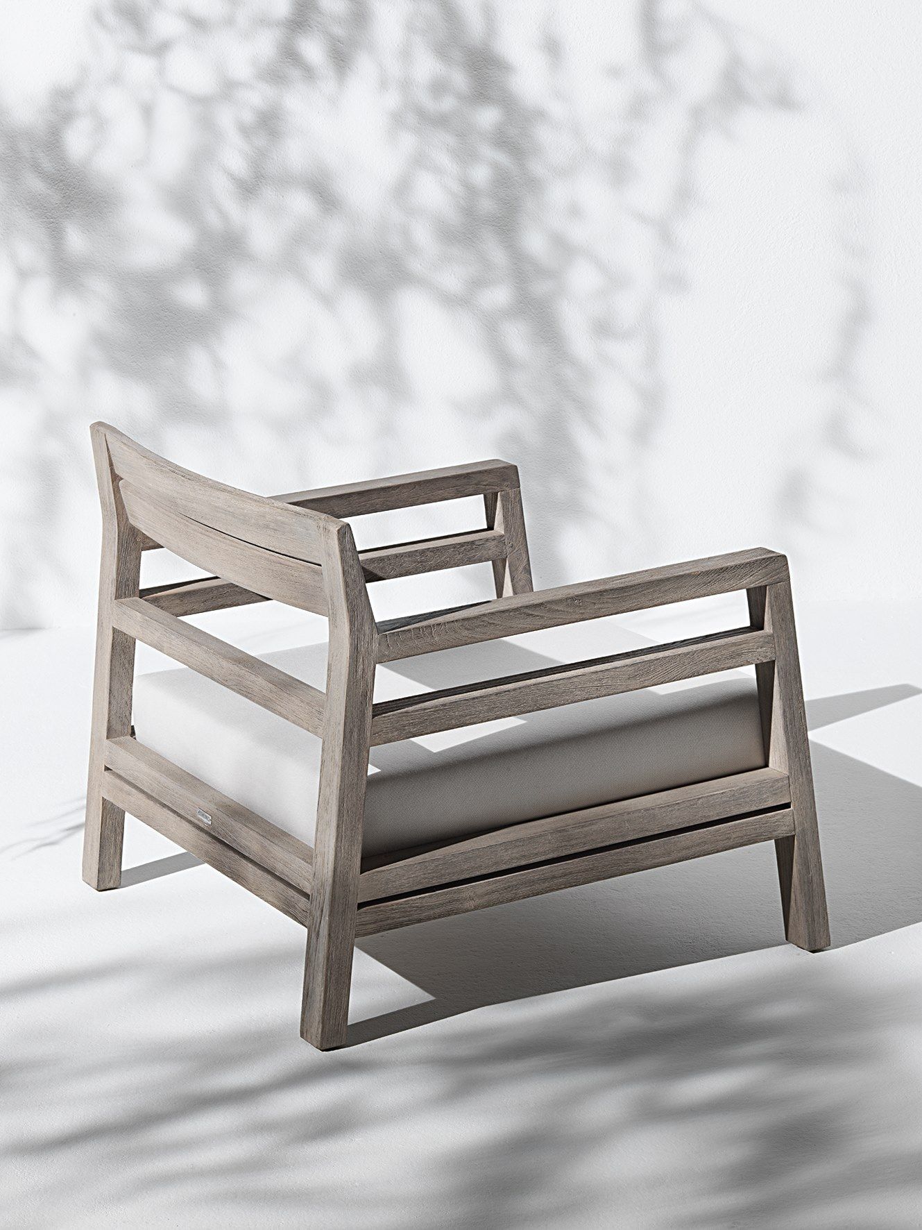 Садовое кресло из тикового дерева с подлокотниками Ethimo Costes ARCH-00118321 - Вид №13