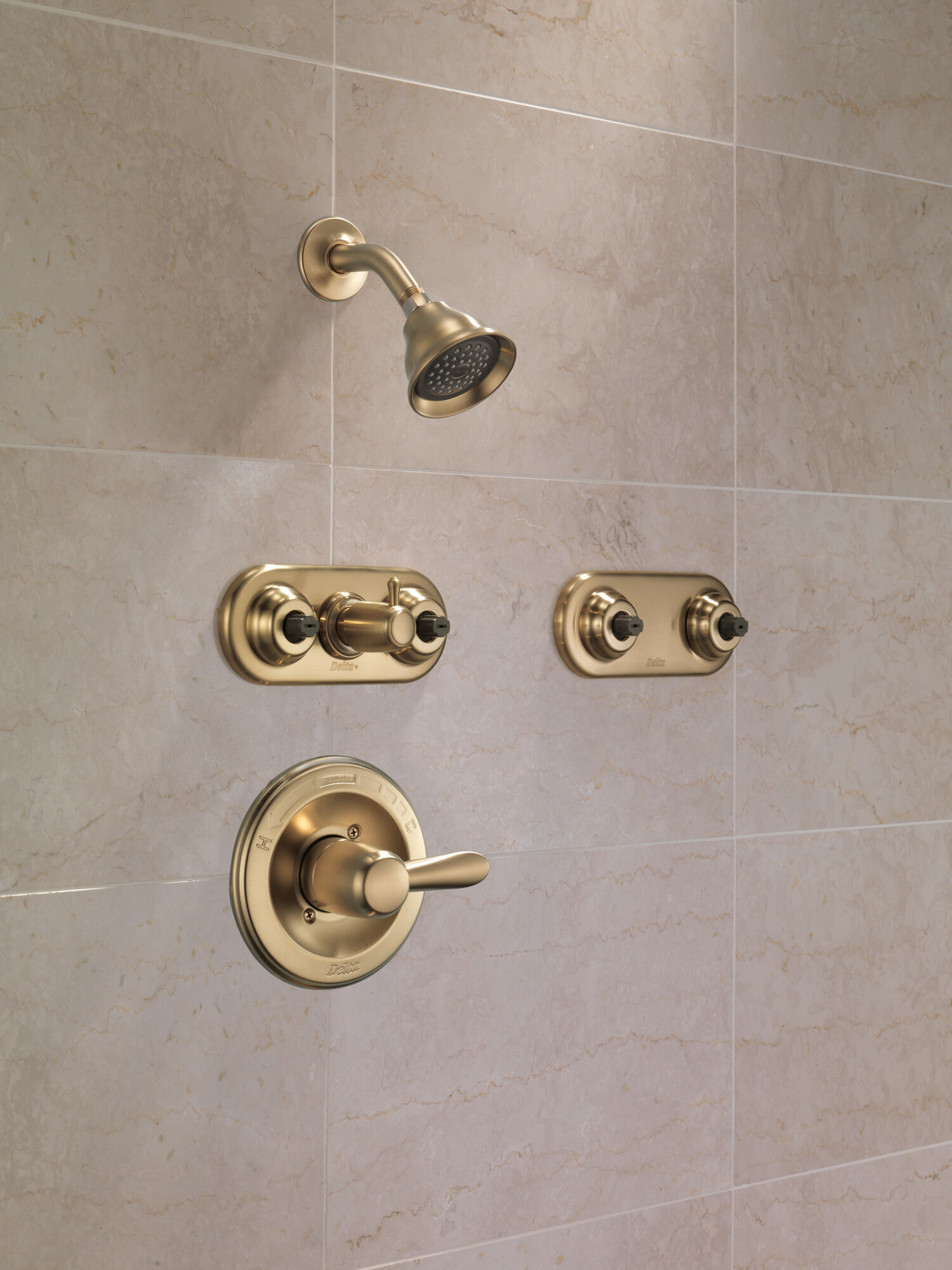 T17238-CZ Облицовка для душа Monitor® серии 17 Delta Faucet Lahara Шампанское бронза  - Вид №2