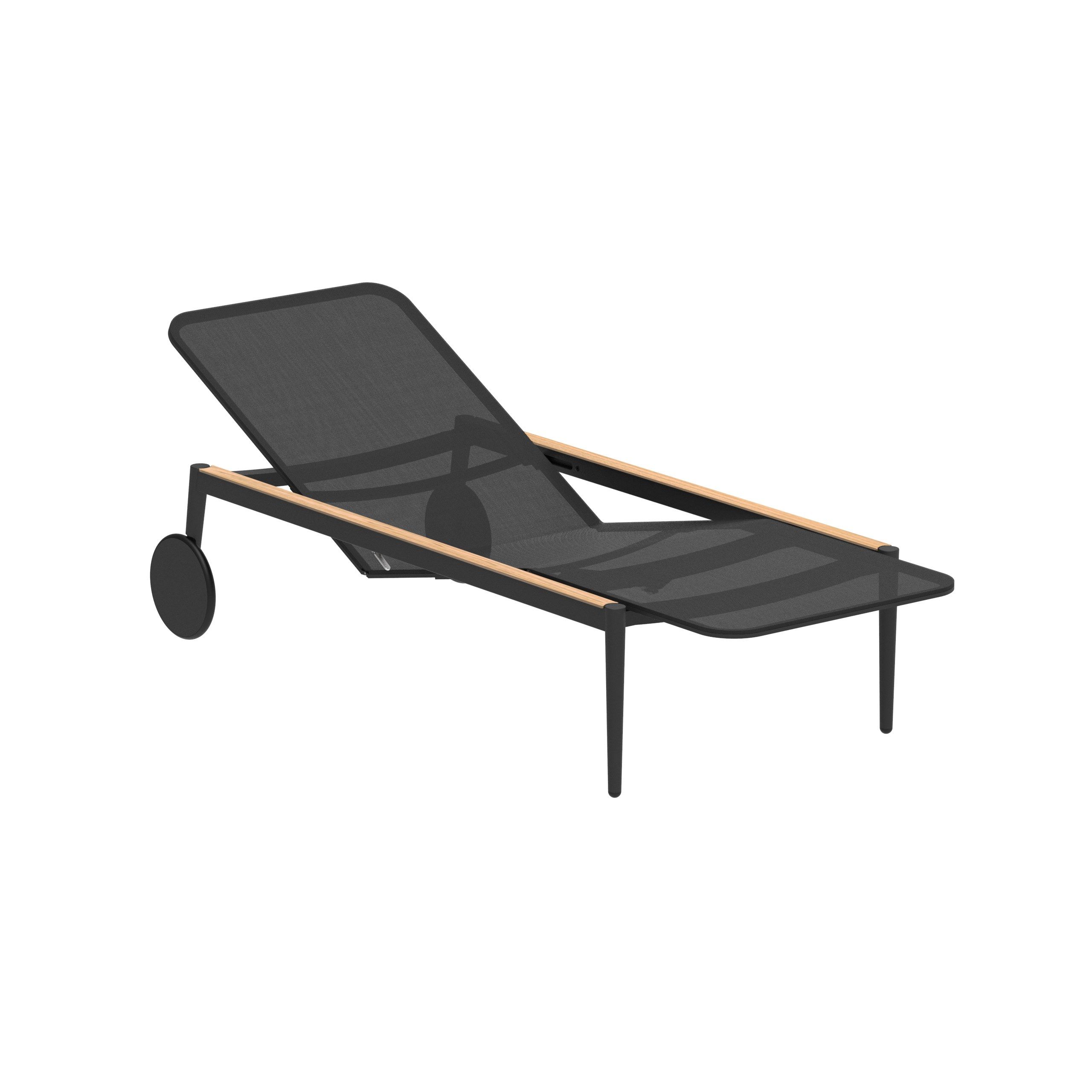 Шезлонг с откидной спинкой Batyline® с колесами Royal Botania Styletto ARCH-00027925 - Вид №9