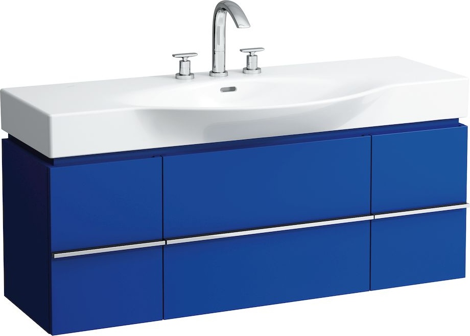 H4013020759991 Шкафчик под раковину, для раковин 811704, 812704, 2 выдвижных ящика с 2 дверцами, 2 стеклянные полки LAUFEN PRO - Вид №18