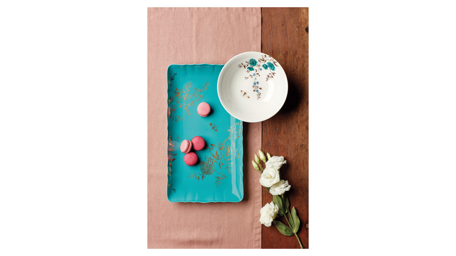 10660500 Lenox Блюдо прямоугольное Lenox "Цветущая лоза" 41х23см Фарфор  - Вид №1