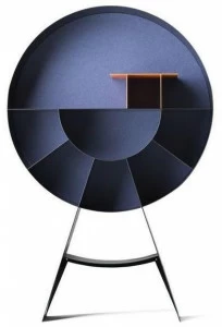 Officine Tamborrino Открытый металлический книжный шкаф O design