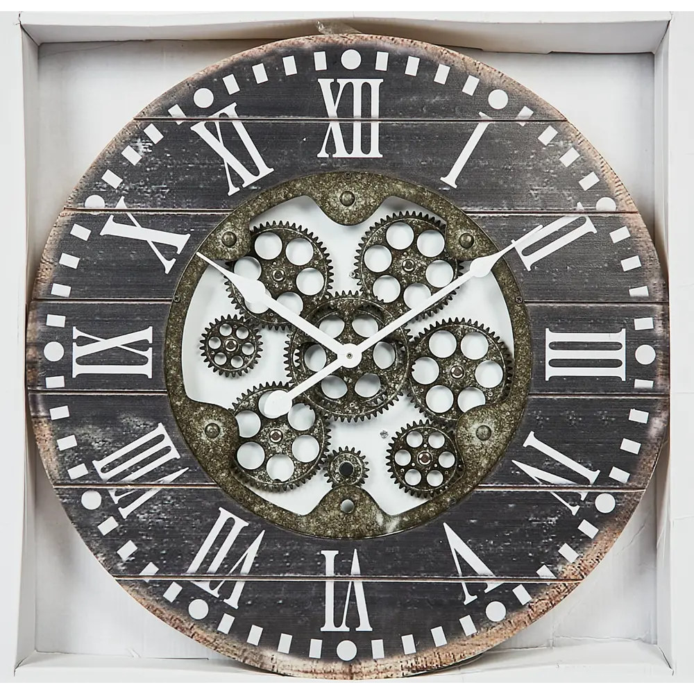 Часы настенные Dream River Шестеренки GH60678 круглые МДФ цвет черный бесшумные ø45 Осень STLM-2167415 - Вид №3