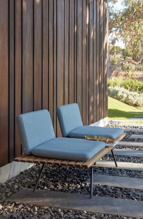 MNST436 Диван модульный 1-мест. лава iroko 130 Manutti San - Вид №9