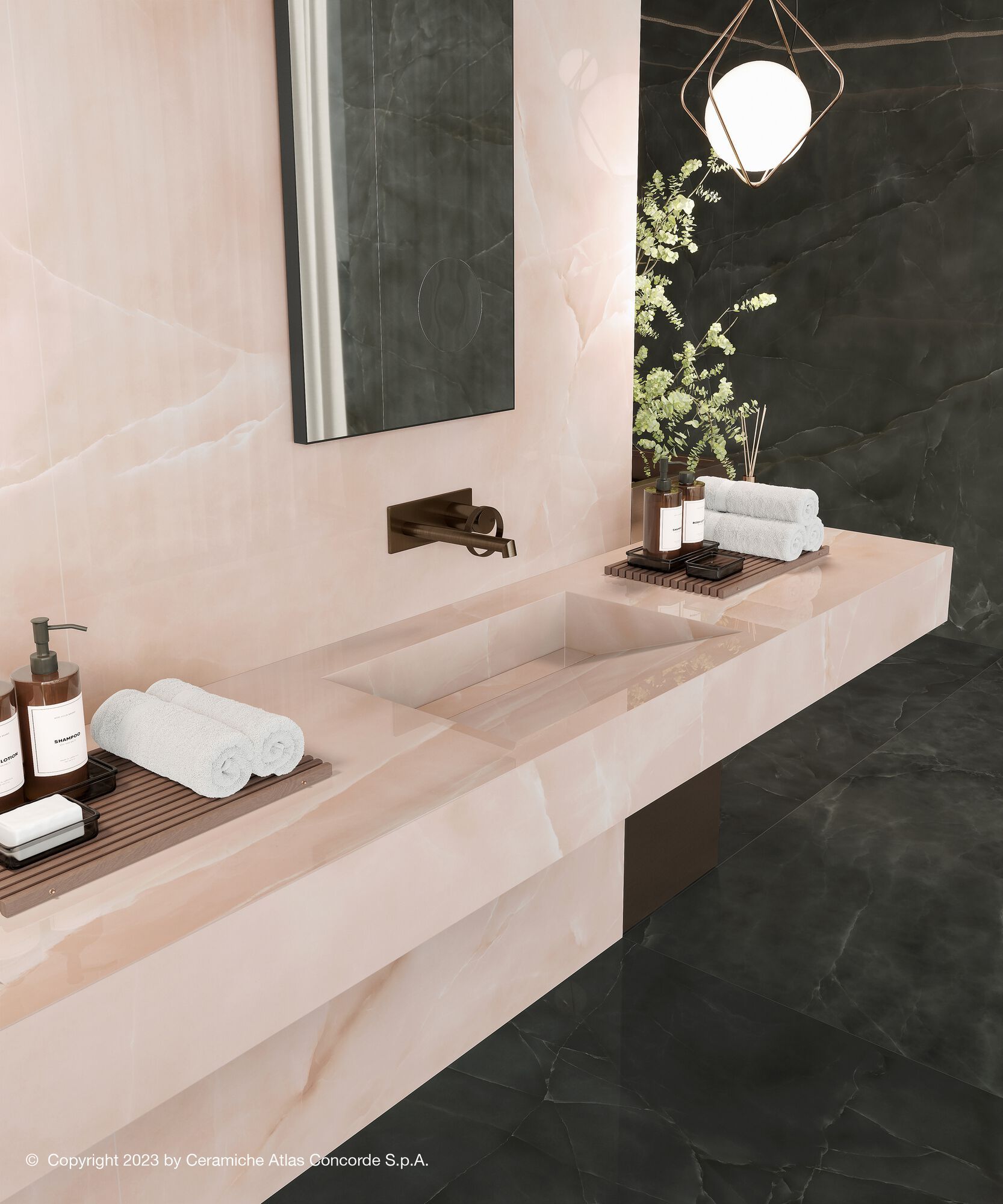 Напольное / керамогранит с эффектом оникса Atlas Concorde Marvel Onyx ARCH-00100320 - Вид №36