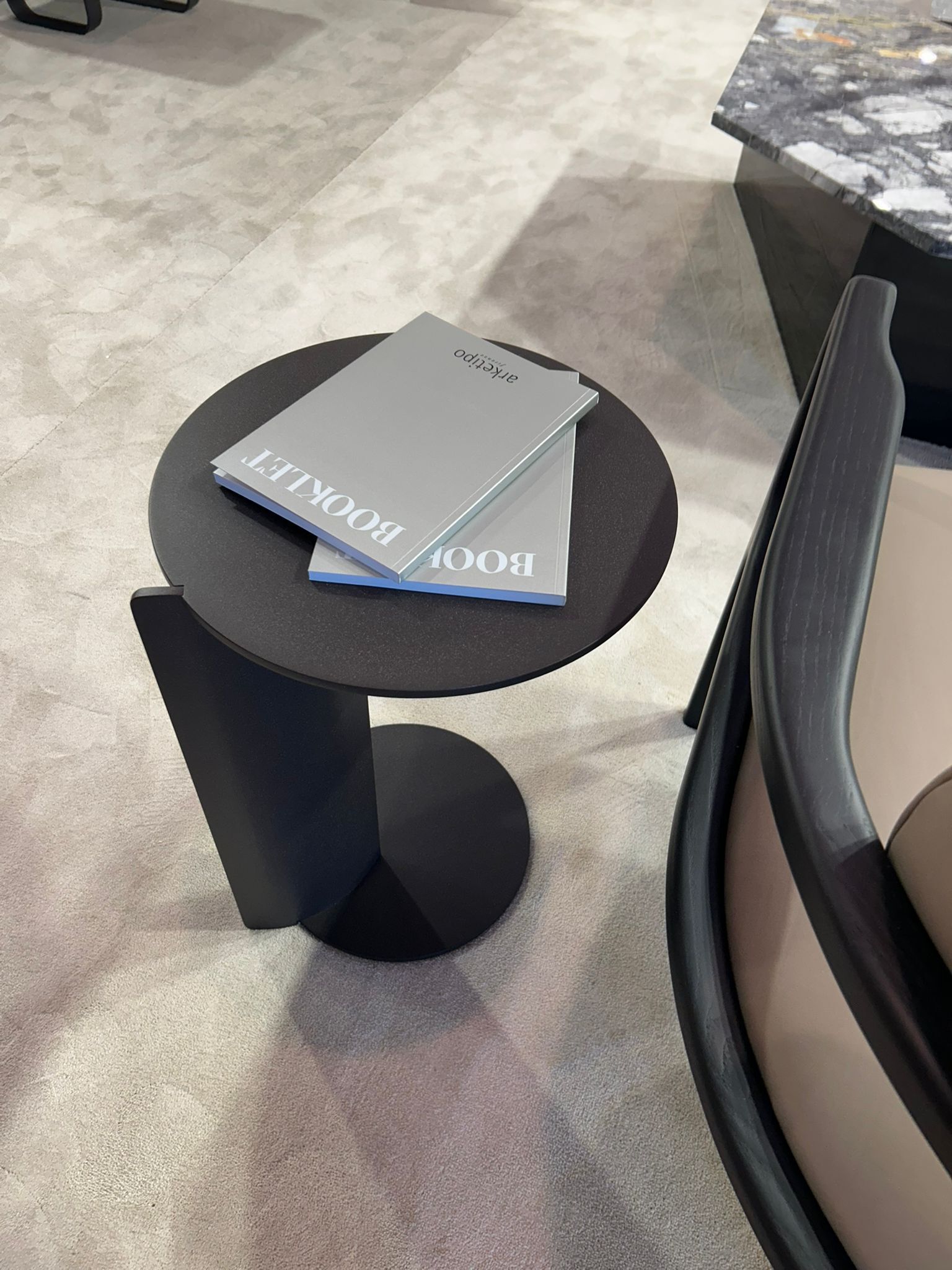 Круглый металлический журнальный столик In Stock Arketipo ARCH-00052592 - Вид №5