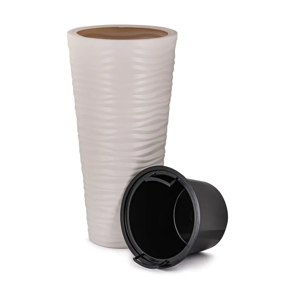 Кашпо Оазис ø39 h77.5 см v63 л пластик бежевый Santreyd STLM-2007152 - Вид №2