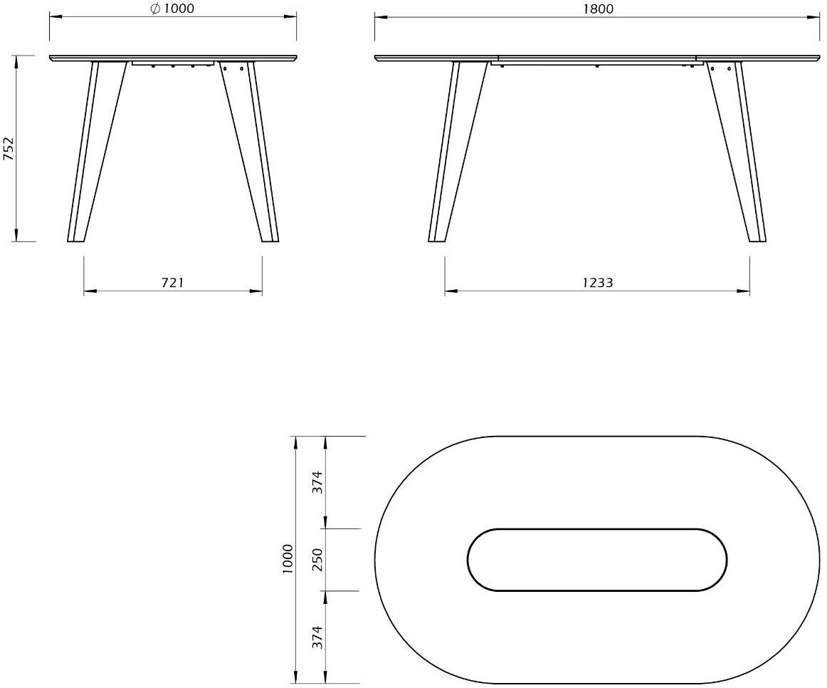TemaHome Овальный стол в мдф sun-id-1467577 - Вид №10