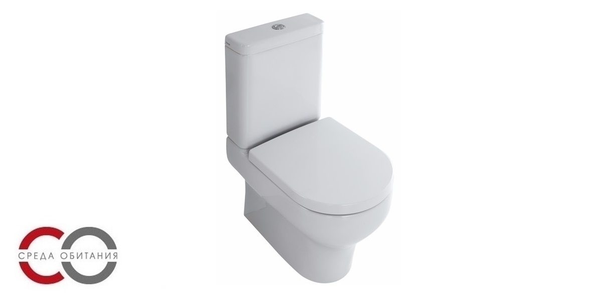 04CL12CL Компакт унитаз с бачком Белый Olympia Ceramica CLEAR Италия - Вид №1