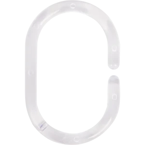 Кольца для шторок Sensea пластиковые цвет прозрачный 12 шт.