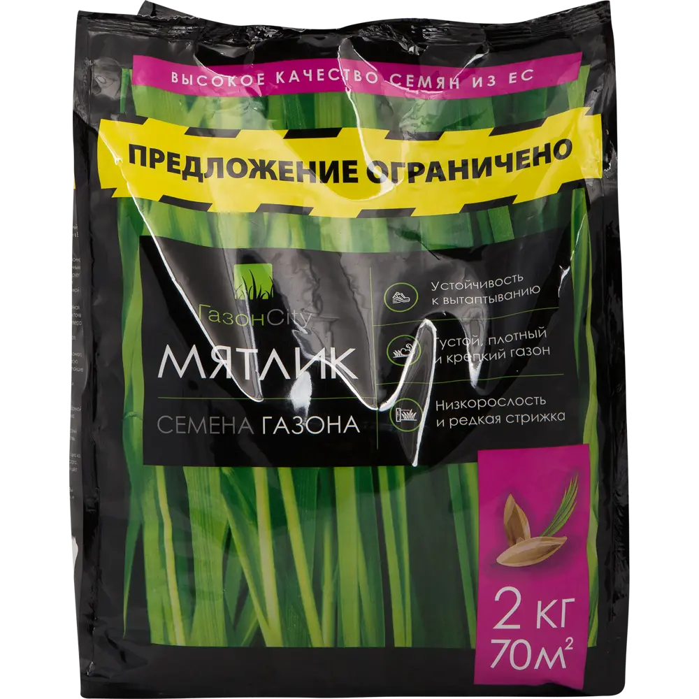 ГАЗОНCITY Мятлик - семена для идеального газона 2 кг 82576223 STLM-0030395