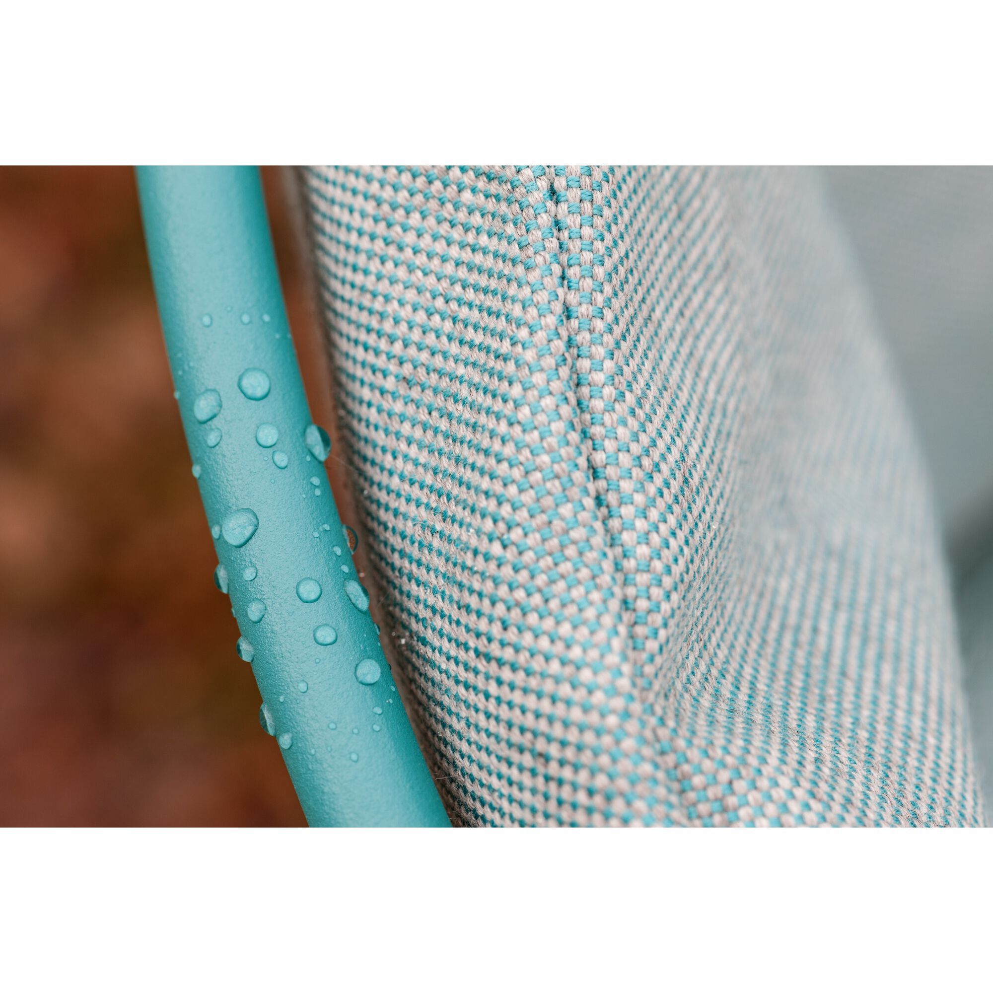 Стальной мягкий штабелируемый садовый стул iSimar оливковое дерево ARCH-00091043 - Вид №4