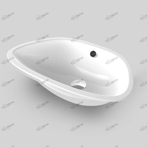 PTL003 Накладная раковина под столешницу  овальная ArtCeram 