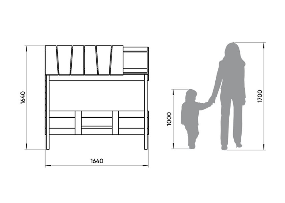 Кровать-домик одноярусная Home nord M 80х160 см белая, розовая ELLIPSE ELLIPSE HOME 351784 Белый;розовый Santreyd  - Вид №6