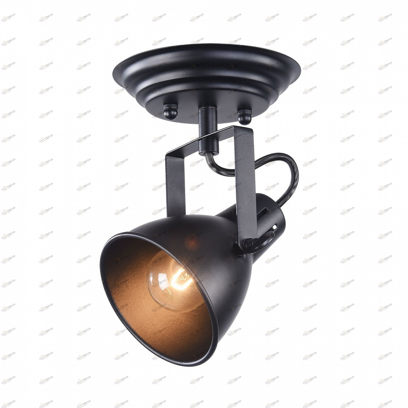 Спот настенный черный Freya Ibbi 01-B FREYA LOFT 00-3957531 Черный