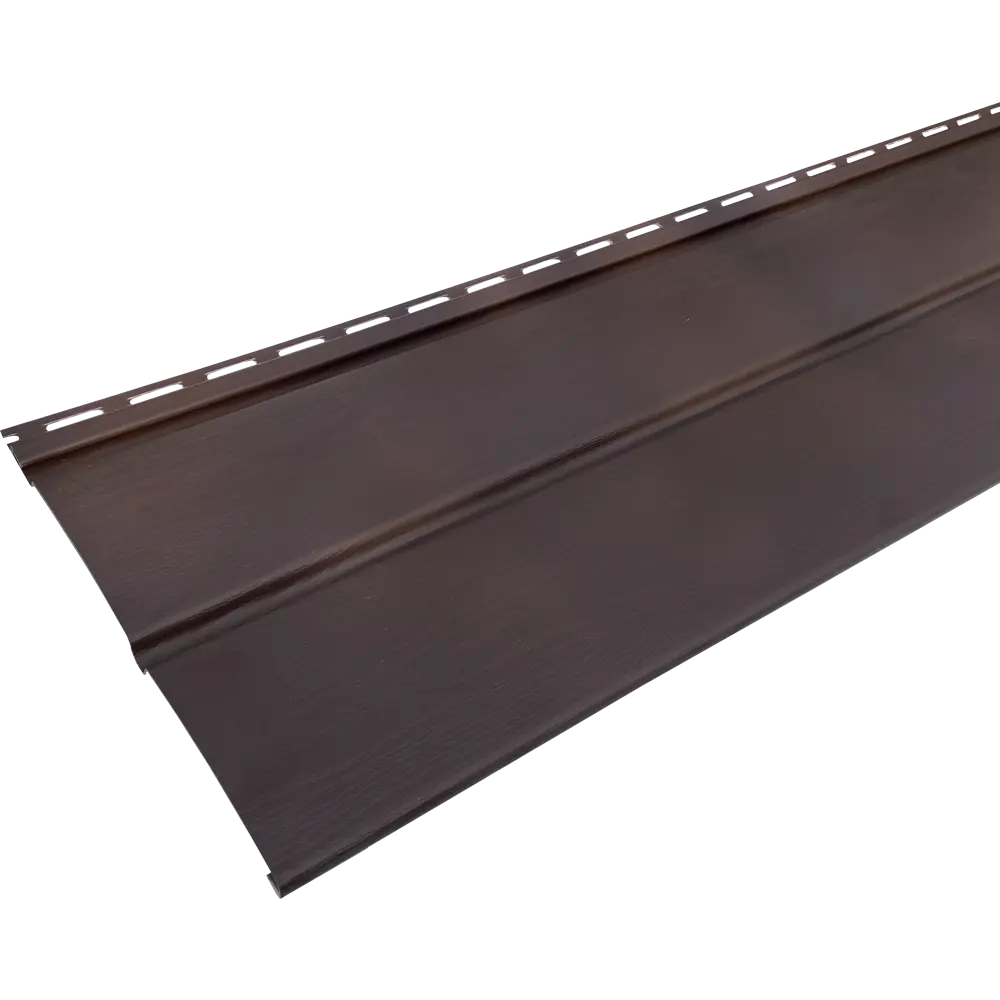 Сайдинг акриловый Grand Line Блок-хаус 3 м Темный дуб 0.61 м² Нет STLM-2162956