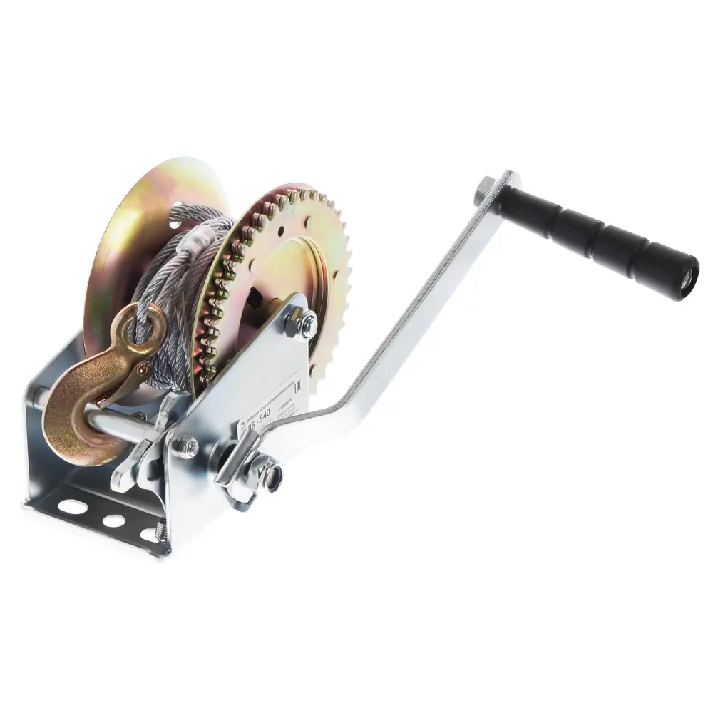 Ручная лебёдка Калибр ЛБ-540 с грузоподъёмностью 540 кг 12817384 STLM-0002425