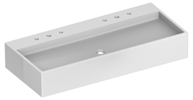 39081311206 Двойной умывальник из минерального литья KEUCO Edition 90 - Вид №1
