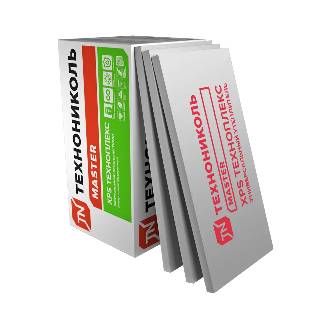 Экструдированный пенополистирол XPS 30 мм Техноплекс 580x1180 мм 0.68 м² ТЕХНОНИКОЛЬ STLM-2000279