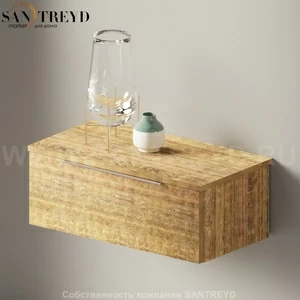 Flaminia BOX Настенная тумба 70 см с 1 ящиком BX296.WW