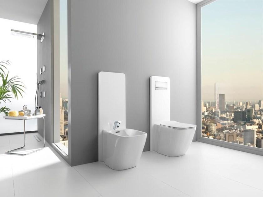 100099987 Приставной унитаз напольный Белый Noken Essence-c Испания - Вид №4