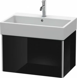 XS409404040 XSquare Тумбочка подвесная Черный глянцевый лак