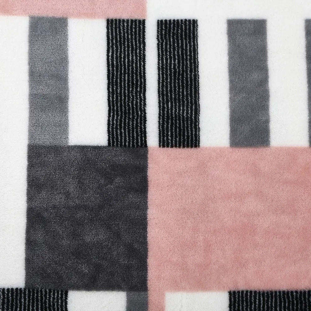 Плед Сolor 180х200 см велсофт цвет розовый Santreyd STLM-2181137 - Вид №1