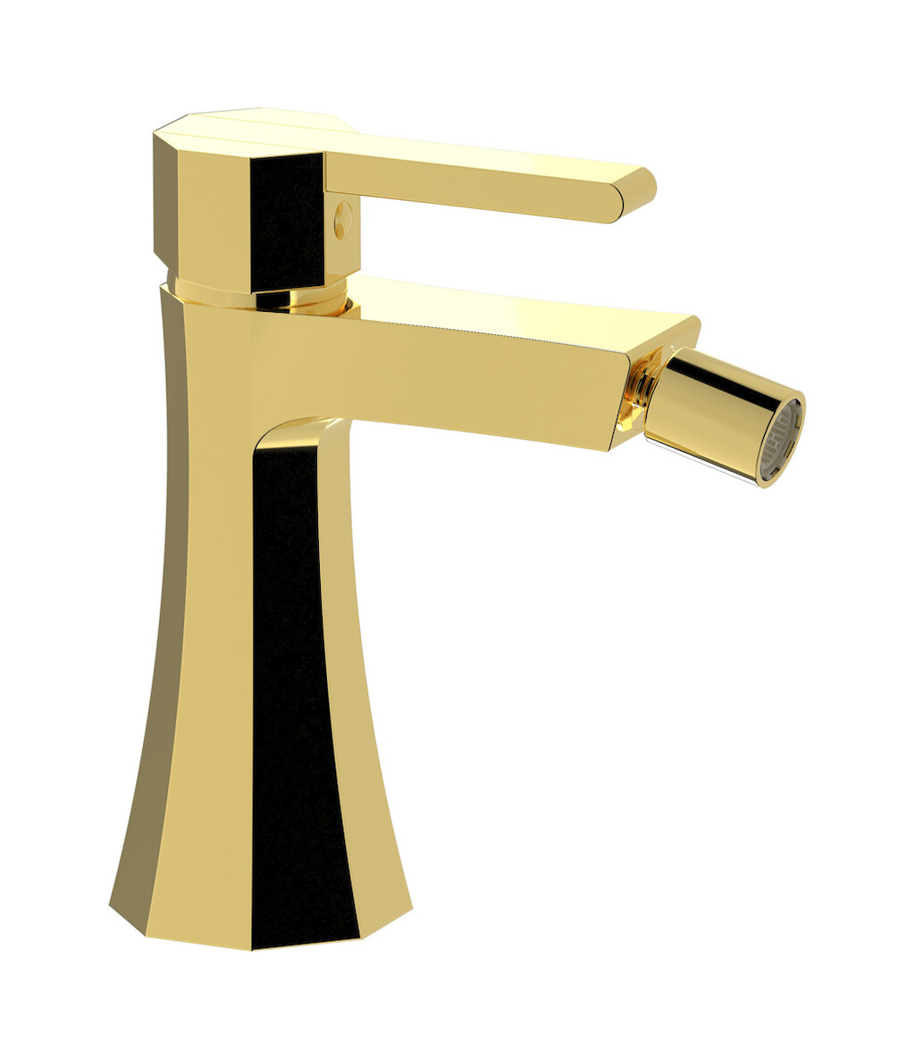 Смеситель для биде на 1 отверстие в комплекте с донным клапаном. WE ARE IB bl220oo Gold Belmondo 