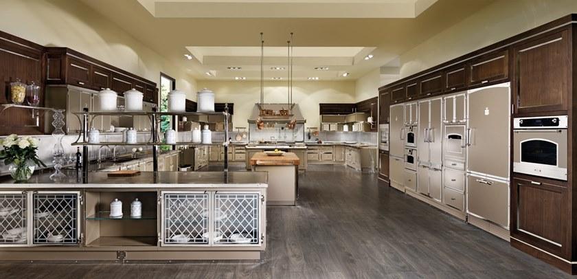 Officine Gullo Профессиональная кухня из стали с островом на заказ sun-id-1361935 - Вид №1