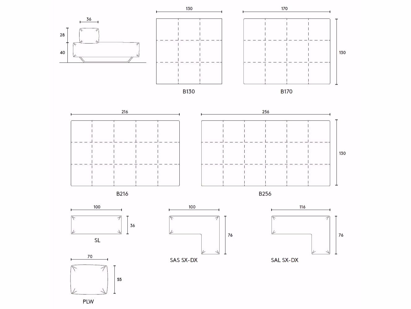 Угловой диван из нубука ALBEDO M1 ARCH-00130420 - Вид №3