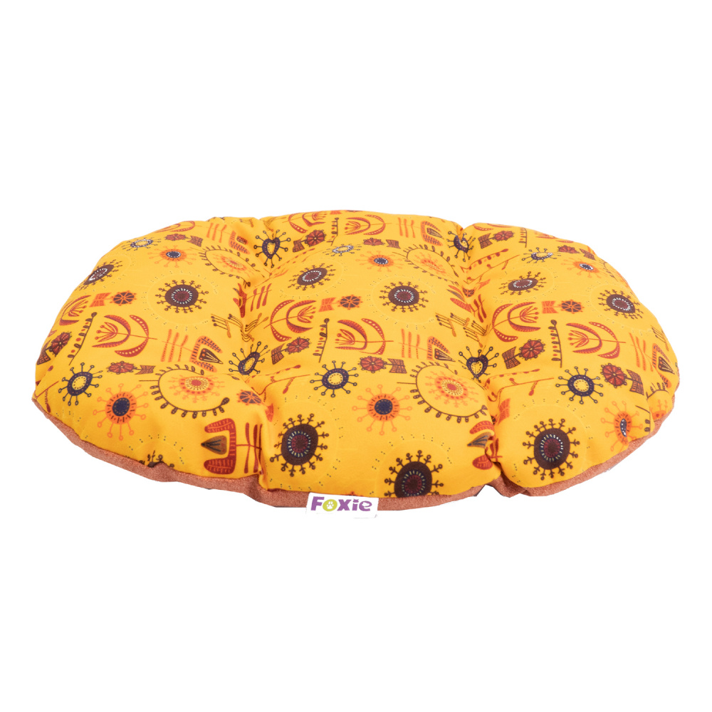 ПР0057014 Матрас для животных Ethnics 71x54см желтый Foxie 