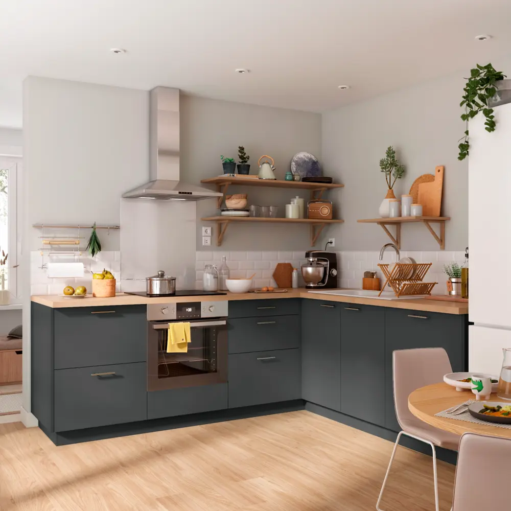 Карниз для кухонного шкафа DELINIA ID София грей 200 см - серый матовый 85837255 STLM-0876909 - Вид №7