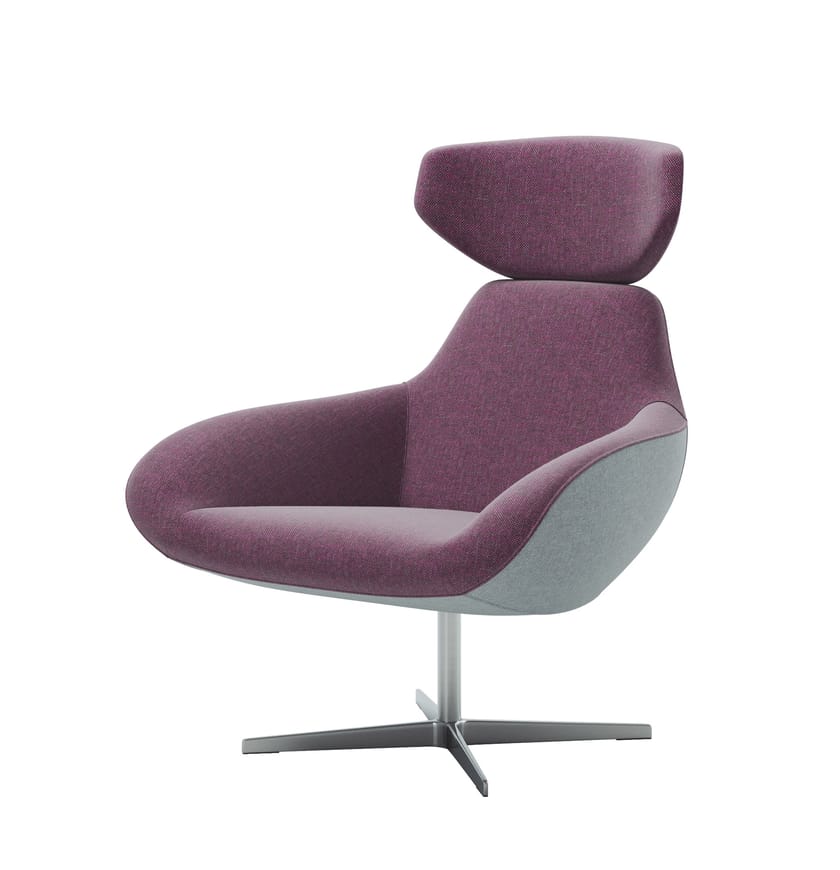 Тканевое вращающееся кресло ALMA DESIGN X Big ARCH-00029818