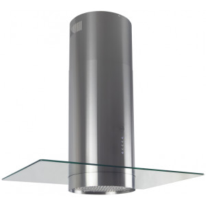 8130122 Вытяжка островная MBS MILTONIA 190 ISLAND GLASS серебристый/прозрачный